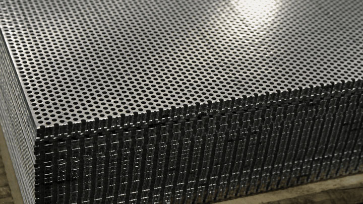 Tấm inox đục lỗ