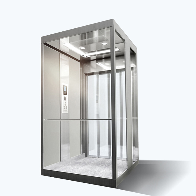 Kích thước thang máy kính 500kg