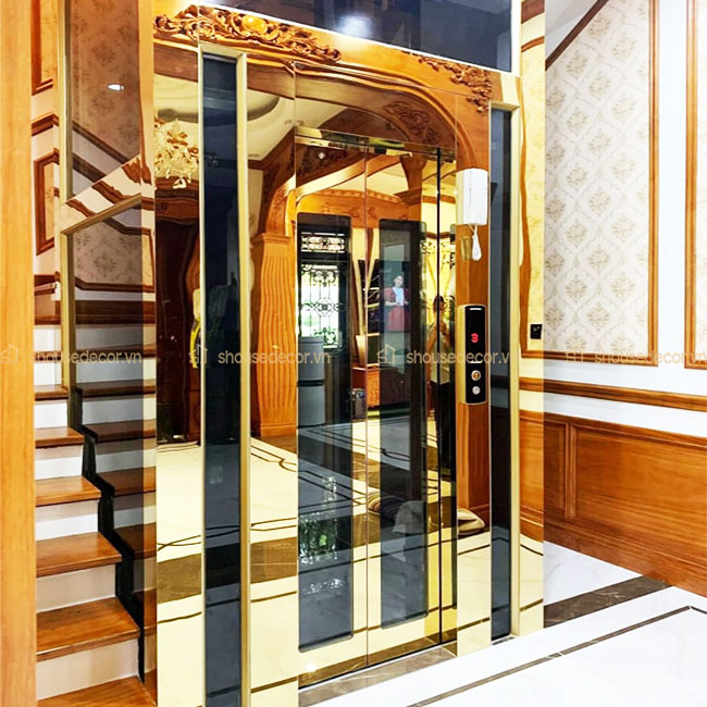 Lựa chọn ốp inox thang máy kính phù hợp với không gian