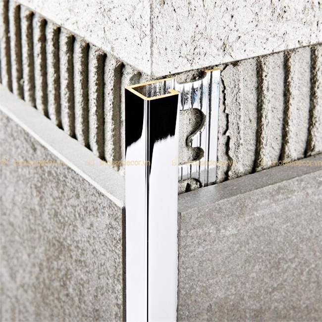 Nẹp C inox được sử dụng trong bo góc tường hiệu quả trong thực tế