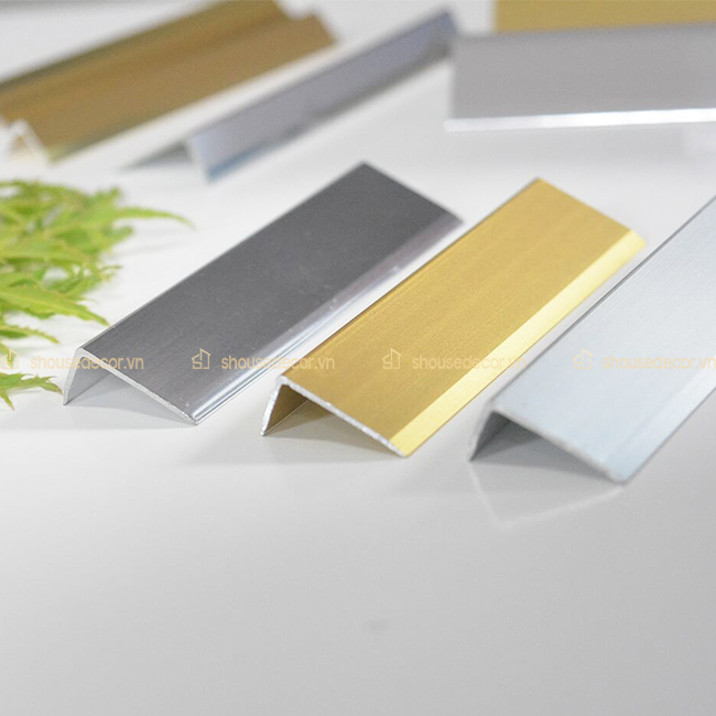 Nẹp chữ L được phủ mạ PVD