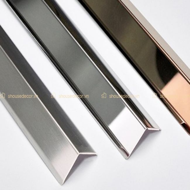 Nẹp chữ L nhiều mẫu mã, màu sắc