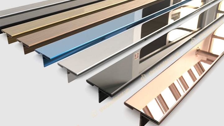 Nẹp T inox với đa dạng màu sắc và chủng loại