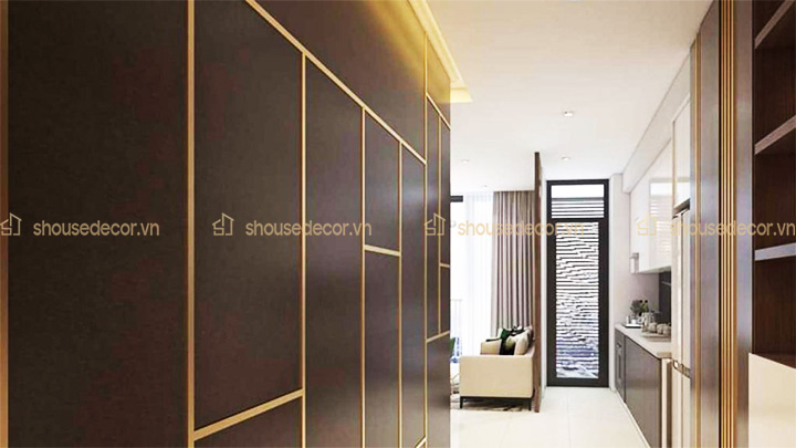 Nẹp U20 xử lí khe hở vách tường, tạo điểm nhấn cho căn nhà