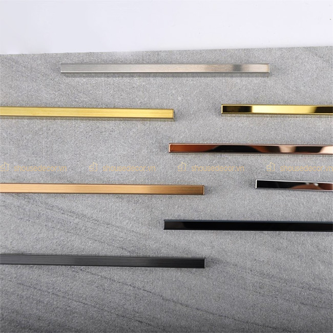 Thanh nẹp U3-3mm đa dạng màu sắc cho khách hàng lựa chọn