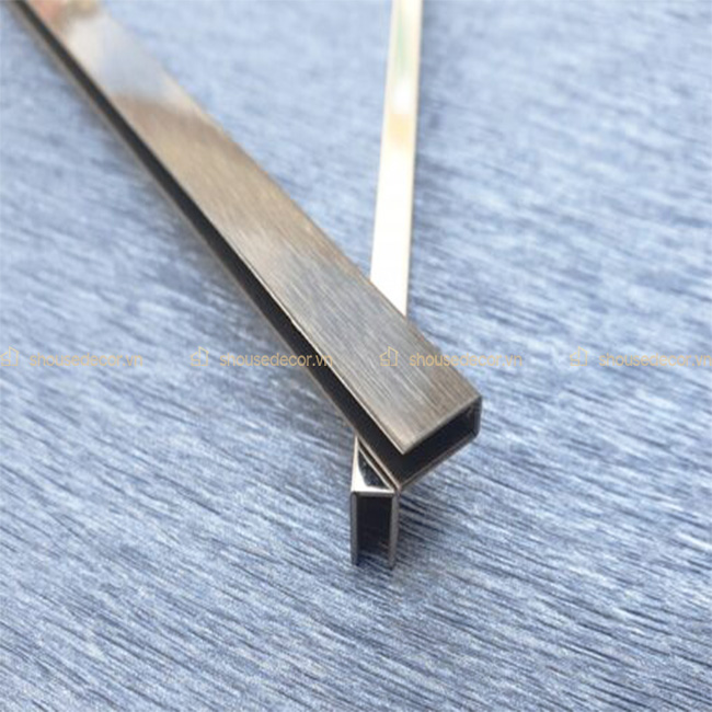 Thanh nẹp inox U5 từ inox 304 chất lượng cao, bền đẹp với thời gian