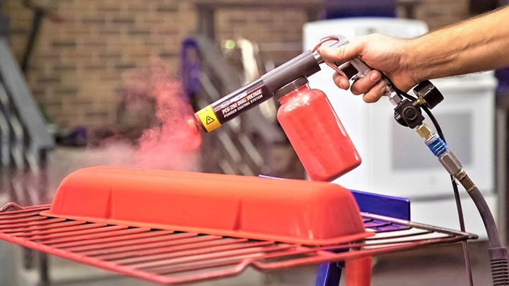 Nhuộm màu inox bằng sơn tĩnh điện