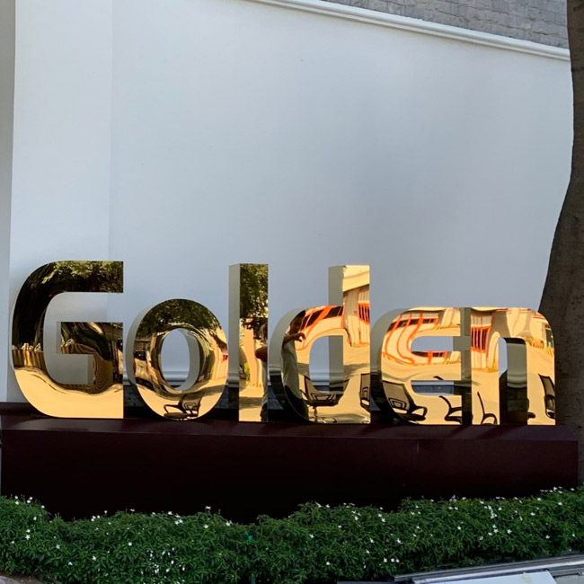 Biển bảng inox mạ vàng ghi tên, thông tin, logo,…