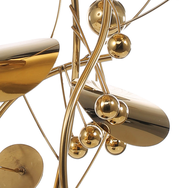 Đồ trang trí inox mạ vàng tạo nên những tác phẩm nghệ thuật