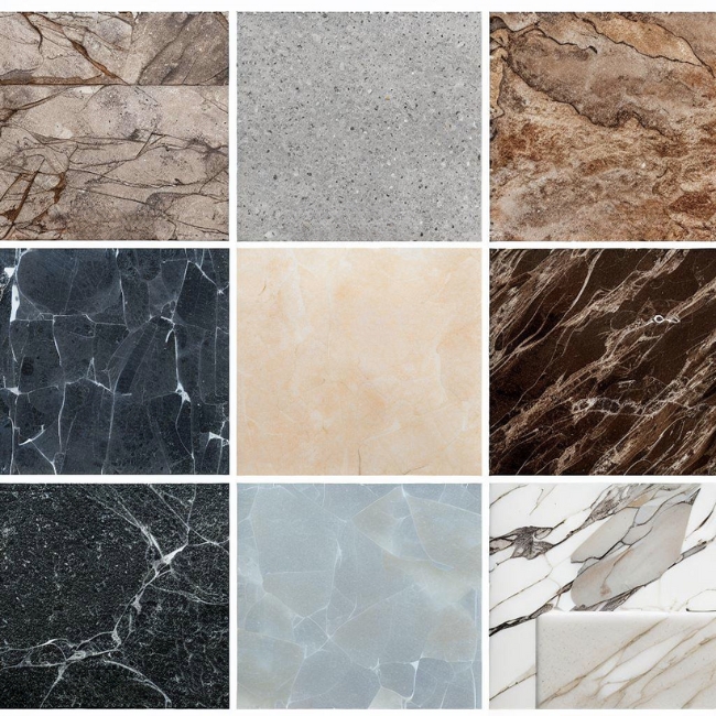 Đá nhân tạo dùng làm ốp đá thang máy gia đình