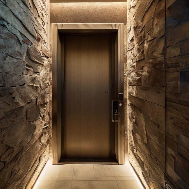 Khảo sát và tư vấn ốp đá thang máy gia đình
