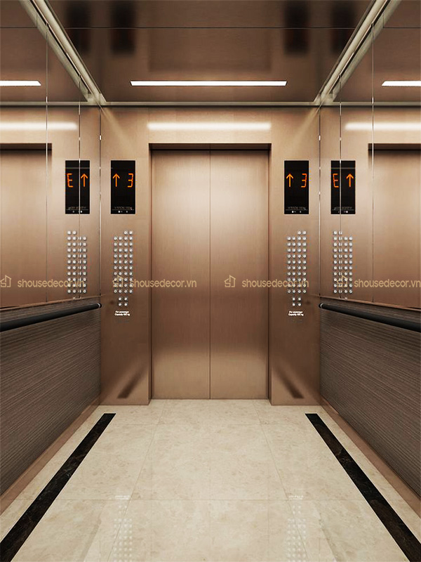 Nên vệ sinh cabin thang máy sạch sẽ trước và sau khi thi công