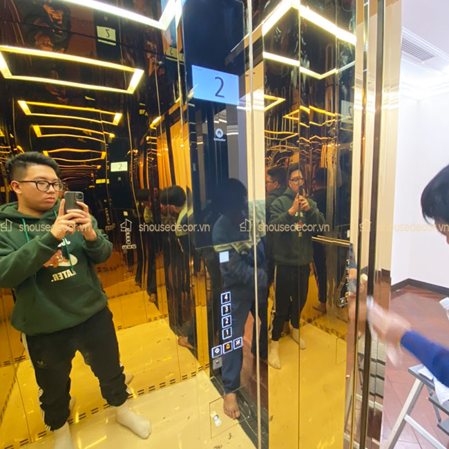 Ốp cabin thang máy hay không phụ thuộc vào nhiều yếu tố