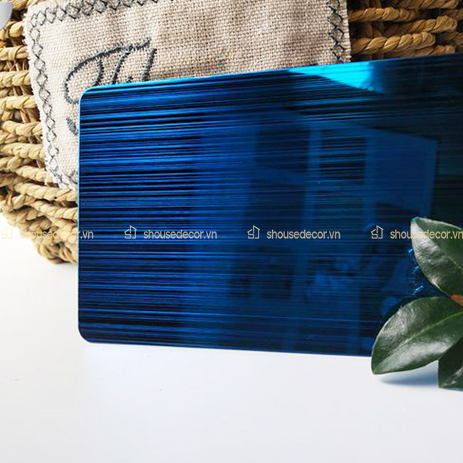 Tấm ốp inox xanh dương có độ bền và độ chống chịu cao