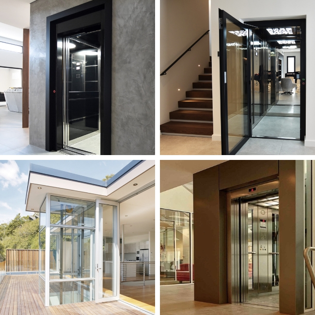 Một số mẫu thang máy gia đình 350kg được thi công bởi S-House Decor