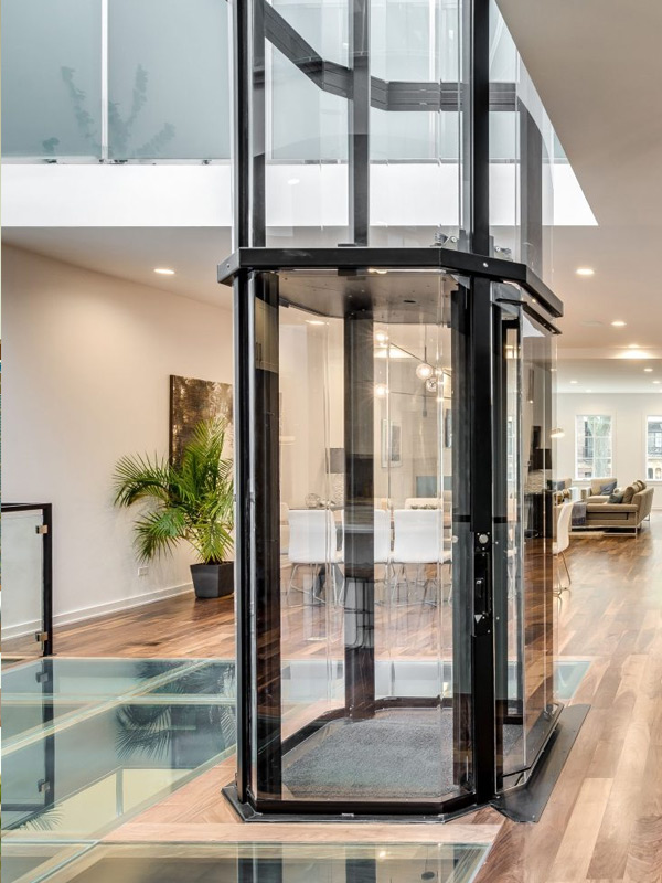 Phân loại thang máy kính hiện nay