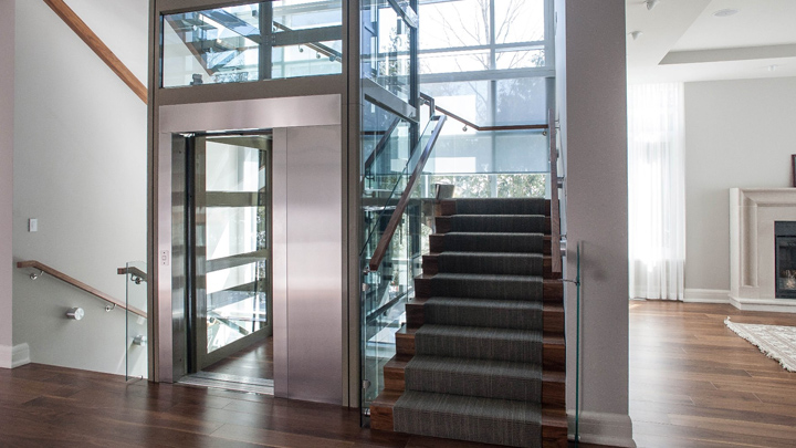 Mẫu thang máy kính 4