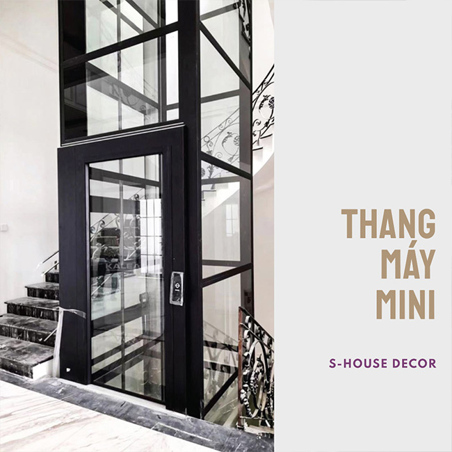 Thang máy mini là loại thang máy dành cho 1-3 người/lần sử dụng
