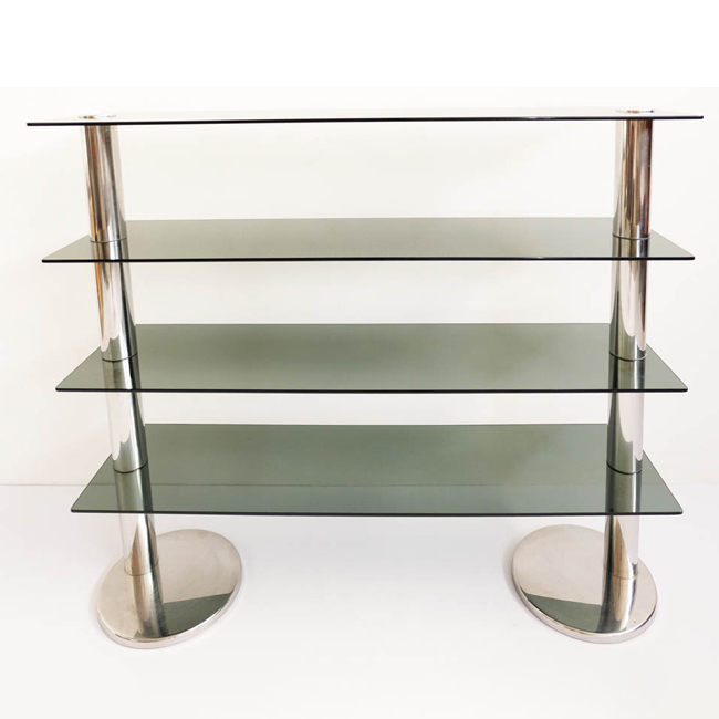 Kệ sách làm bằng thanh inox tròn đặc