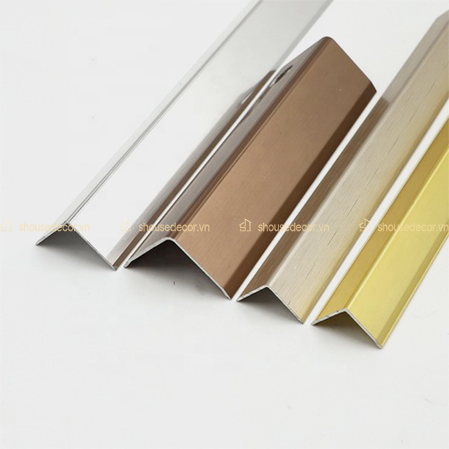 Một số loại nẹp inox chữ V phổ biến