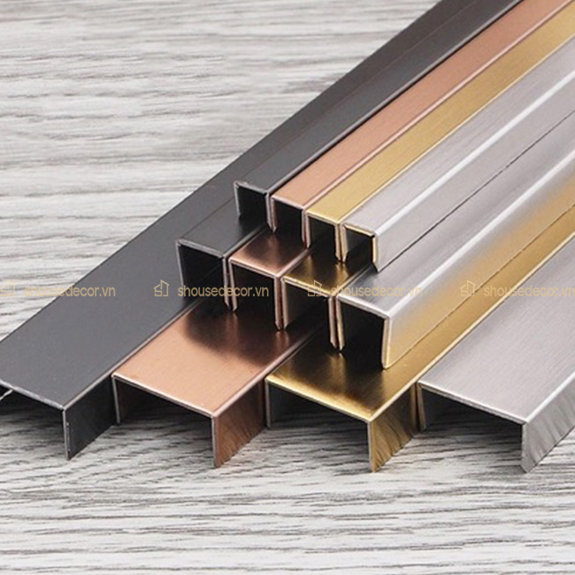 Nẹp inox chữ U bền và dễ bảo quản