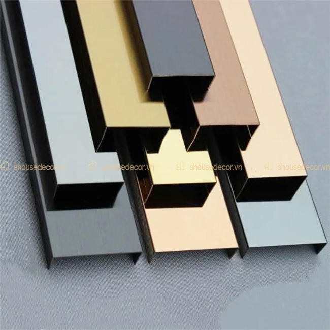 Nẹp chữ U15 với chất liệu inox cao cấp