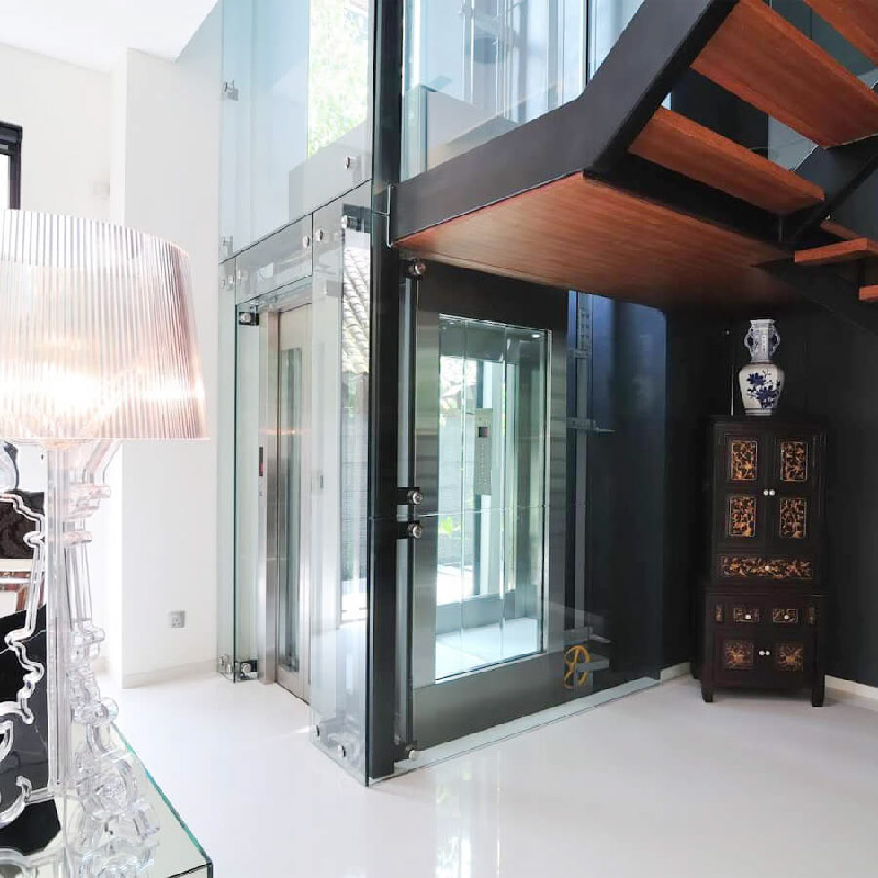 Thiết kế thang máy gia đình có kiểu dáng hiện đại