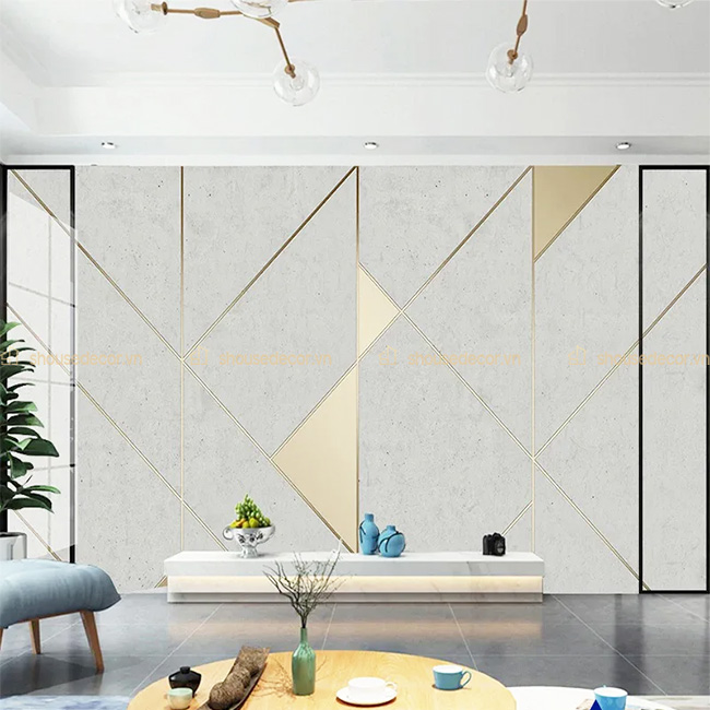 Sử dụng nẹp U3 trang trí mặt tường sang trọng, độc đáo