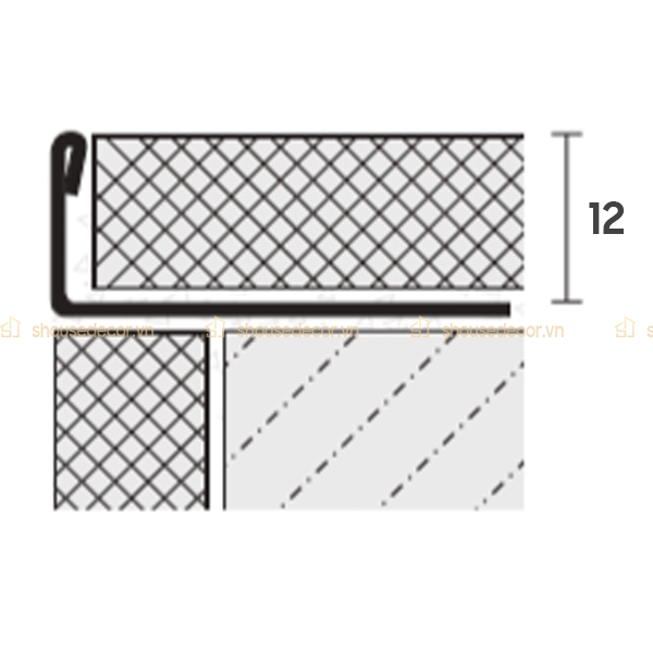 Thanh Nẹp Inox Chữ L - 12MM Gương, Trắng