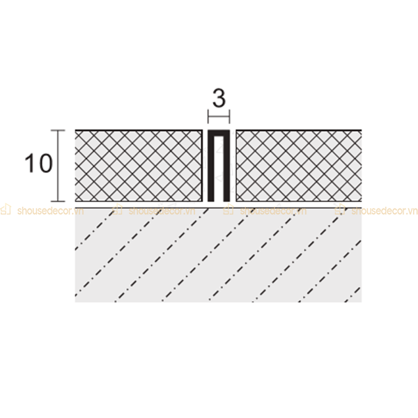 Thanh Nẹp Inox U3 - 3MM, Gương, Xước, Màu
