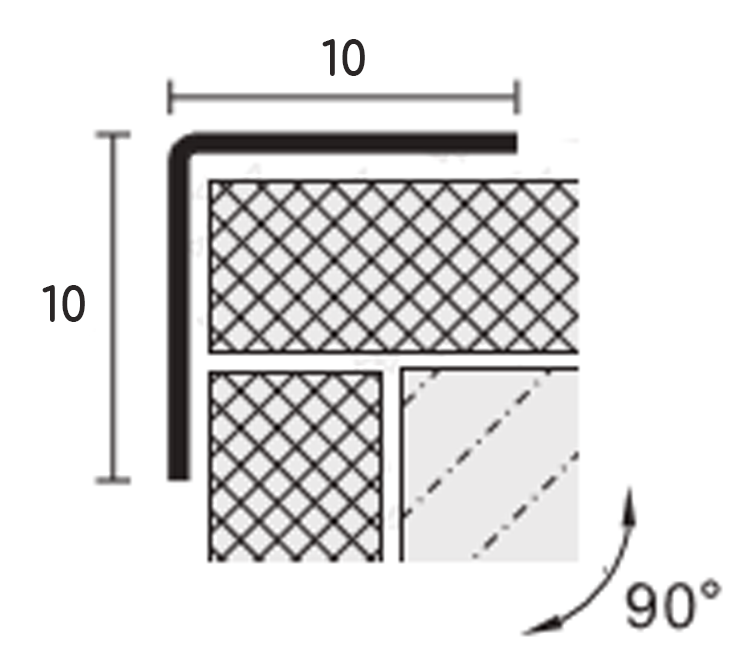 Thanh Nẹp Inox V10 - 10MM, Gương, Xước, Màu