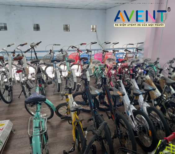 Rất nhiều dòng xe đạp điện, xe máy điện được bày bán tại Cửa Hàng Xe Điện Chí Thành