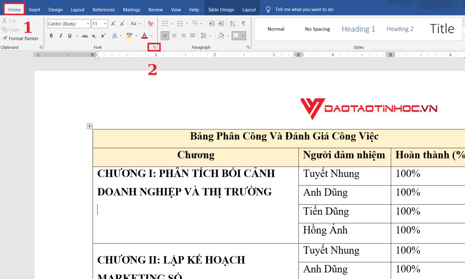 Cách khắc phục khi Word bị nhảy trang - bước 1
