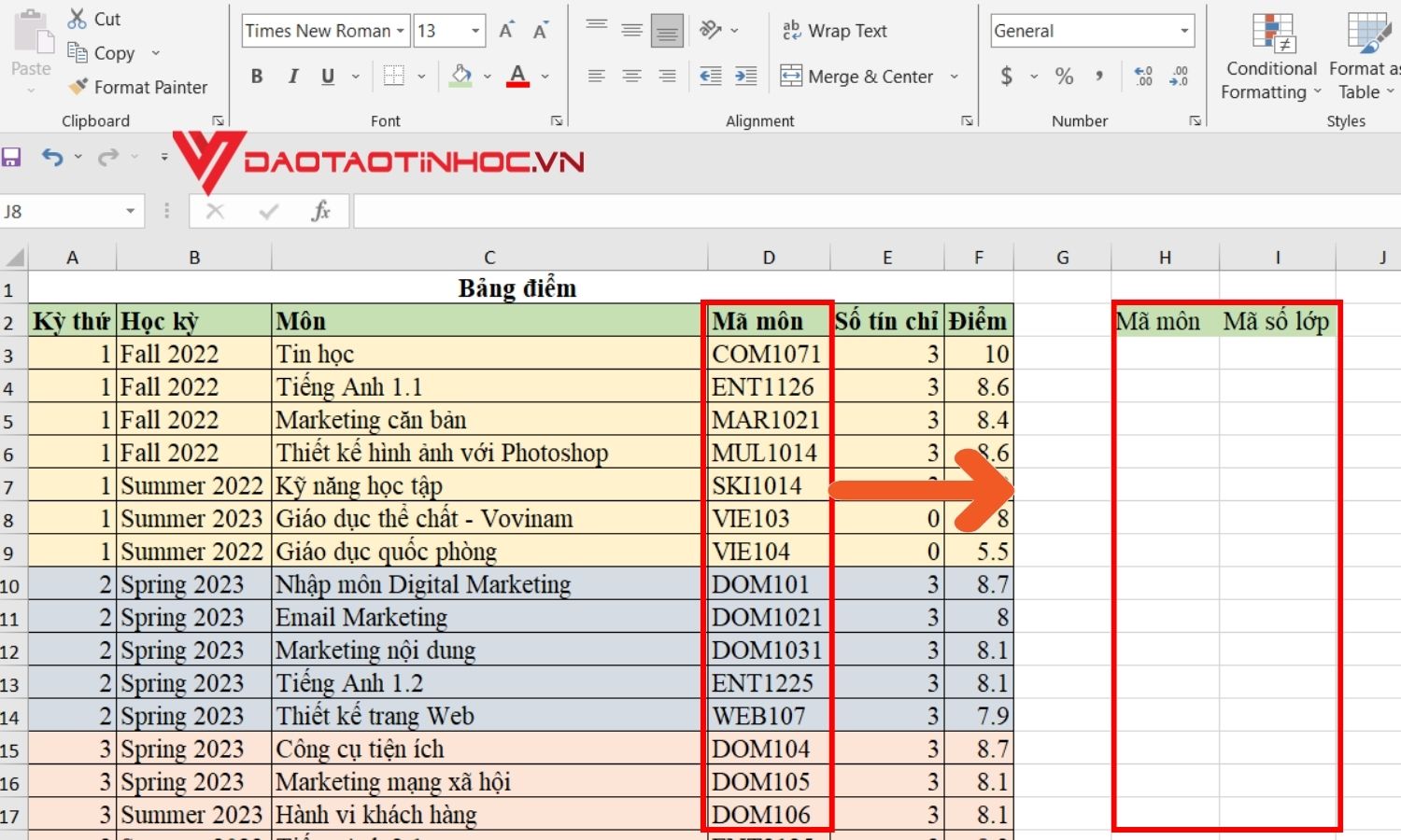 Tại sao cần tách chữ trong Excel
