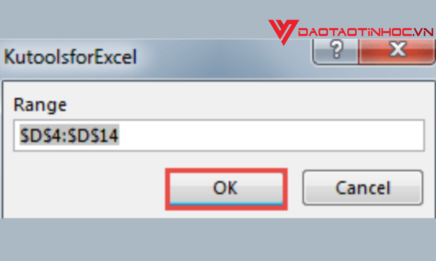 Tạo dấu Checkbox hàng loạt bằng code VBA - bước 5