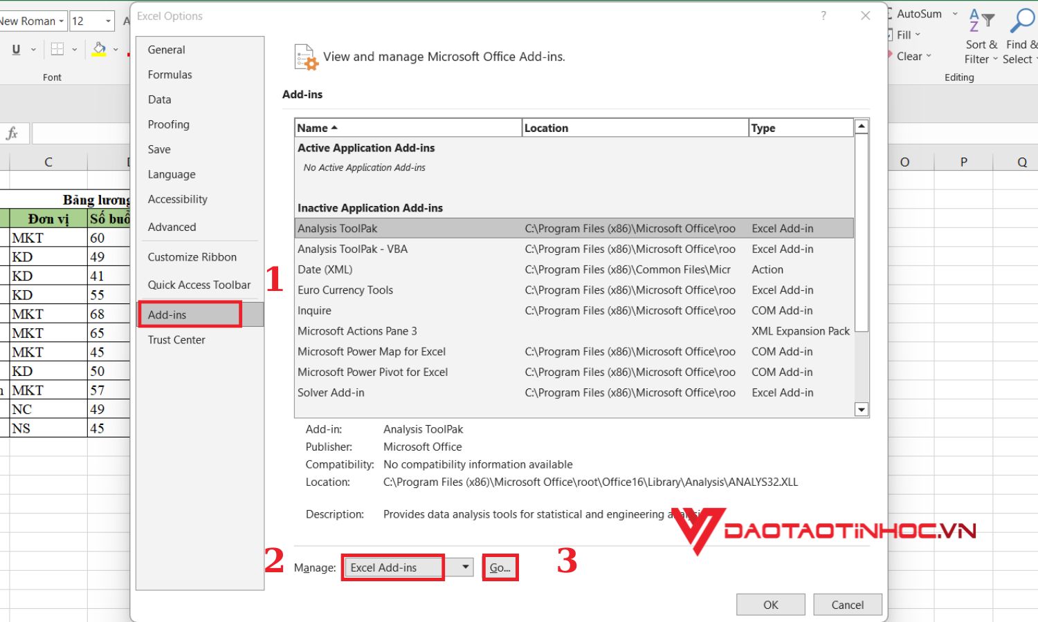 Cách chuyển số thành chữ bằng hàm VND - bước 4