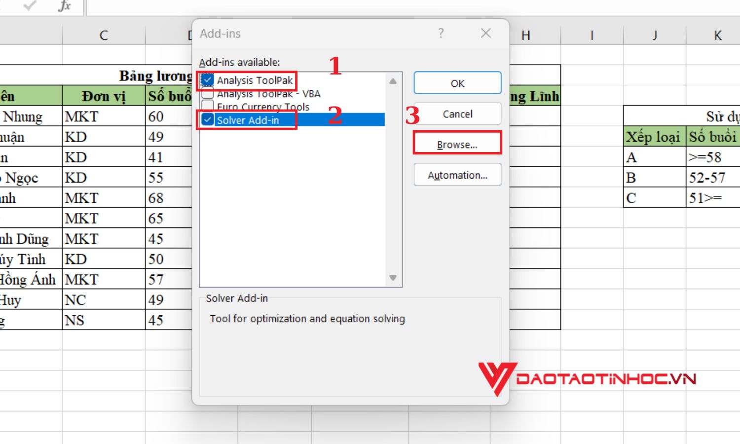 Cách chuyển số thành chữ bằng hàm VND - bước 5