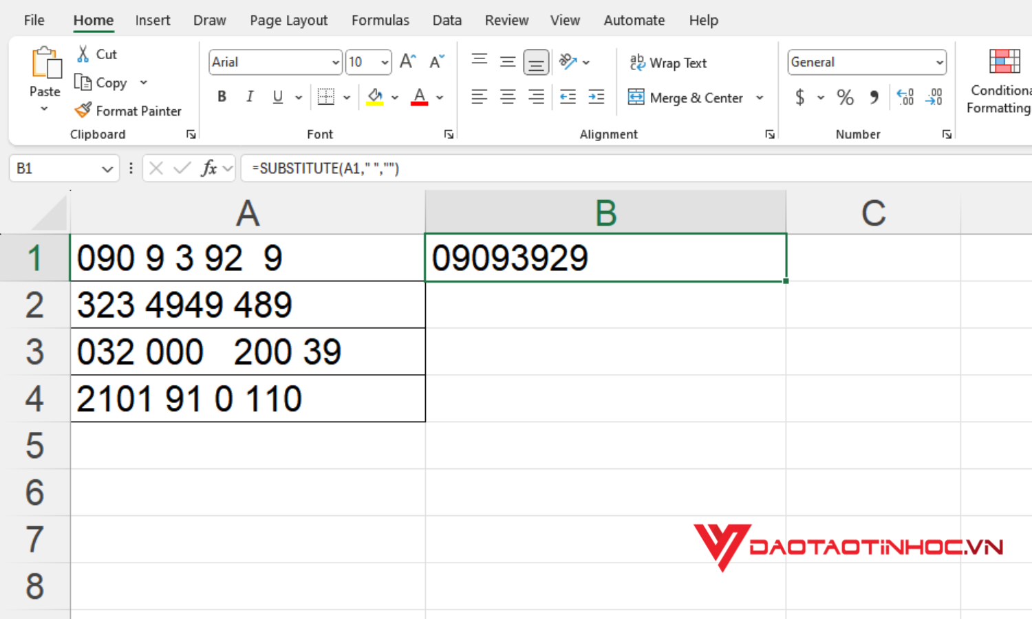 Các khoảng trắng đã được loại bỏ