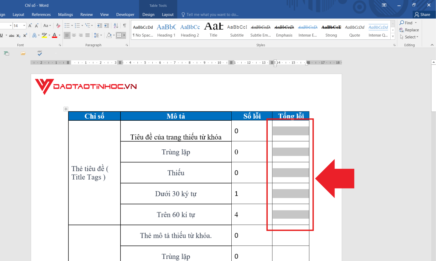 Chọn các ô cần gộp - Bước 2