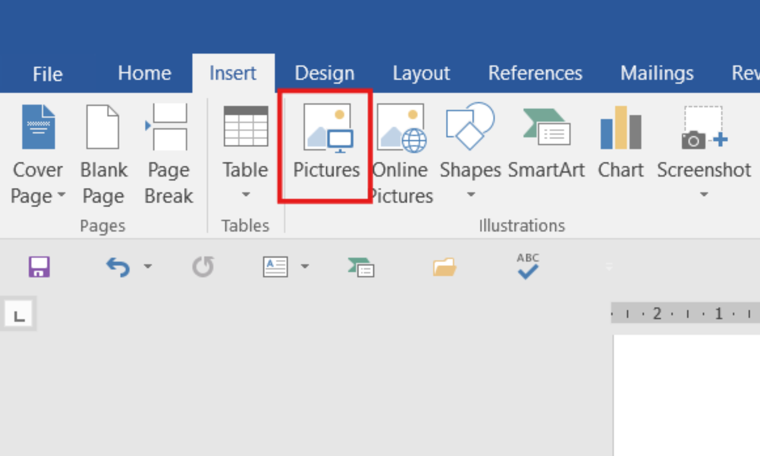 Cách chèn ảnh trong Word từ máy tính - Bước 3