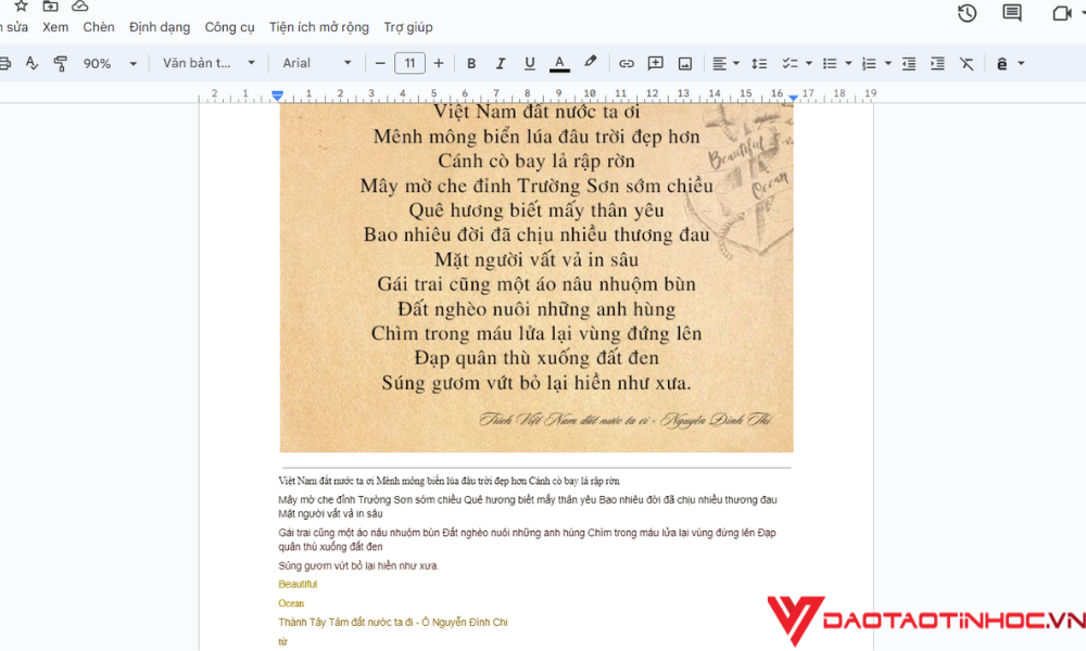Cách chuyển file ảnh sang Word bằng Google Drive bước 4