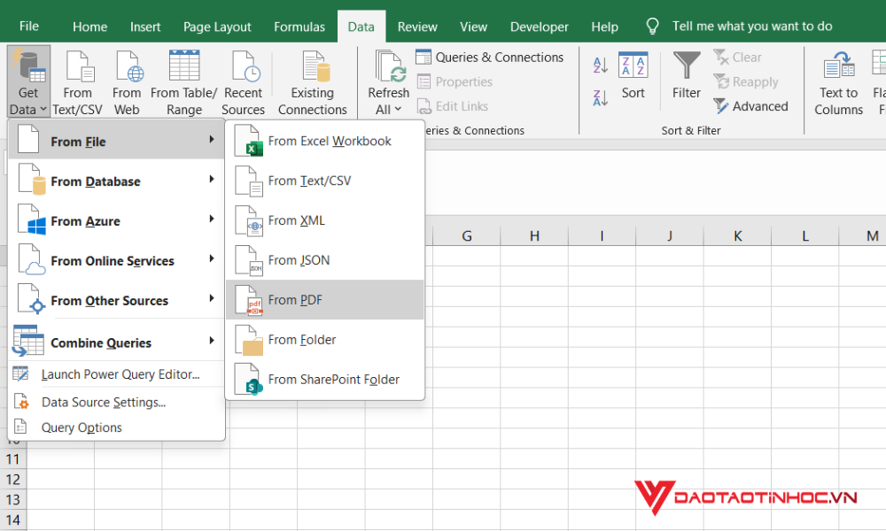Cách chuyển PDF sang Excel nhanh chóng 1