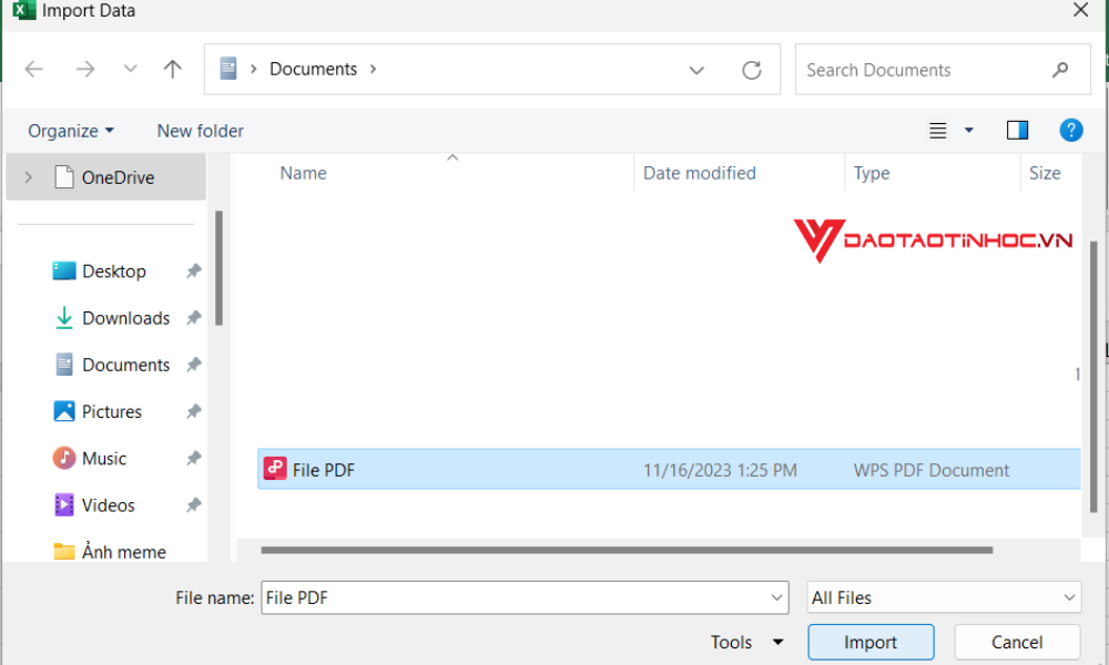 Cách chuyển PDF sang Excel nhanh chóng 2