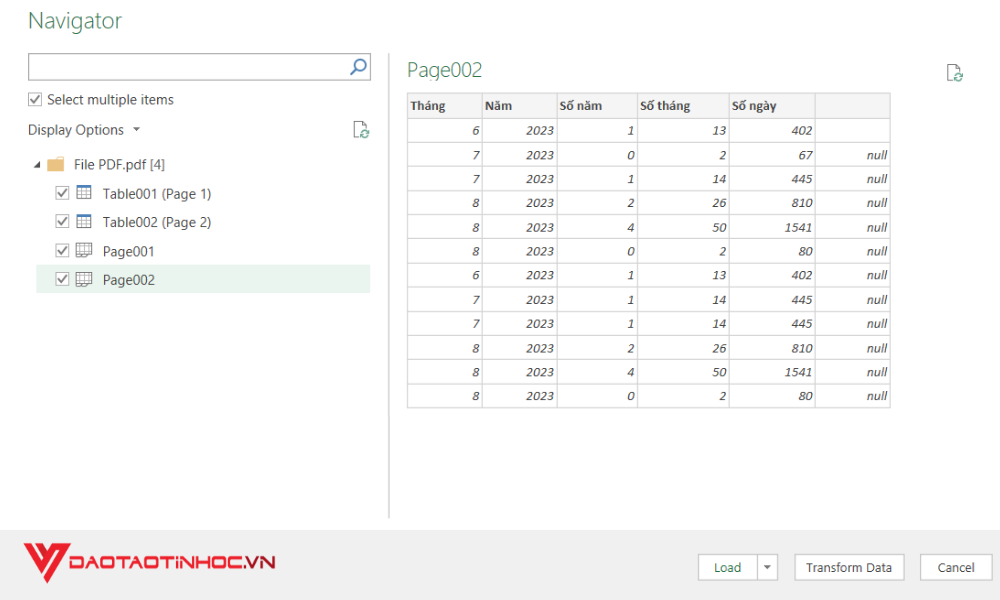 Cách chuyển PDF sang Excel nhanh chóng 3