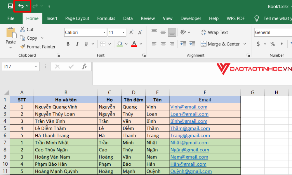 Cách khôi phục lại Sheet đã bị xóa trong Excel