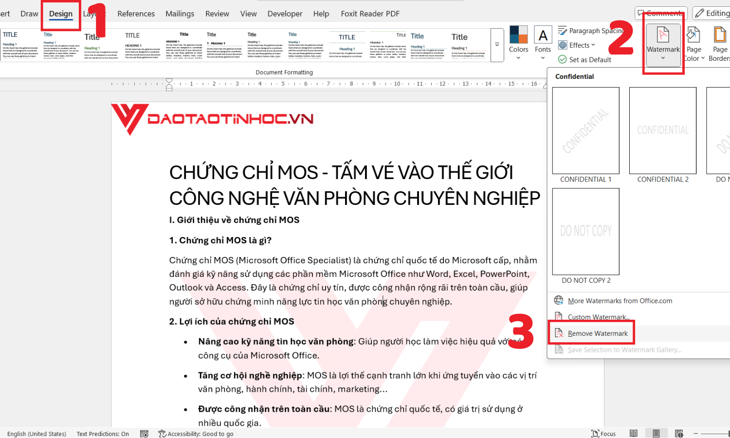 Cách xóa Watermark