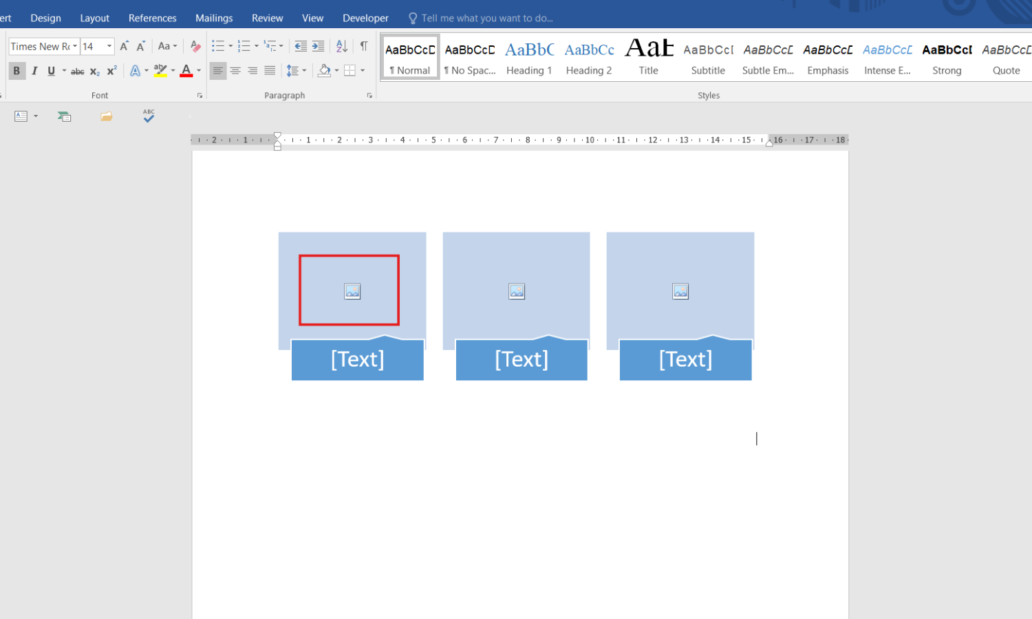 Chèn ảnh vào Word từ SmartArt- Bước 3