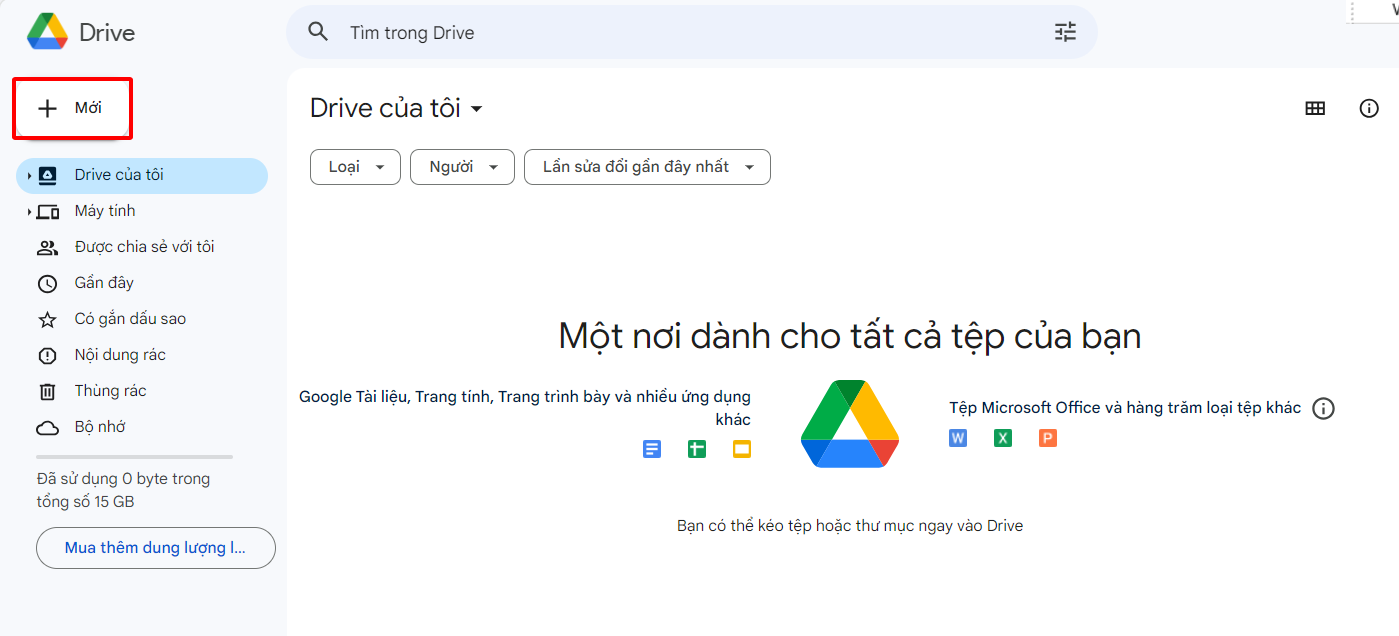 Chuyển PDF sang Word bằng Google Docs bước 1
