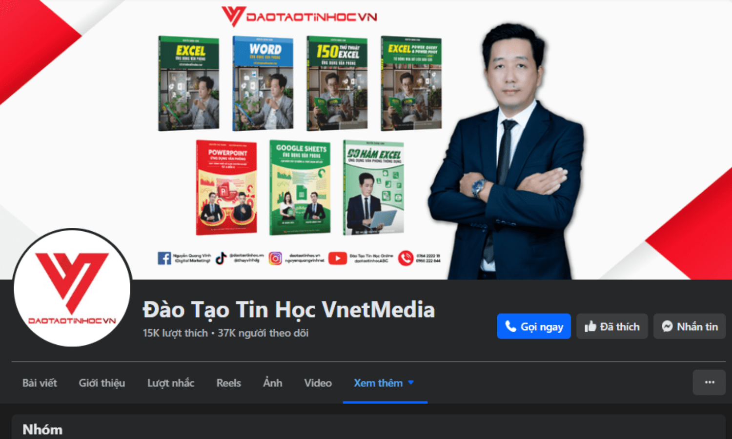 Fanpage của Daotaotinhoc