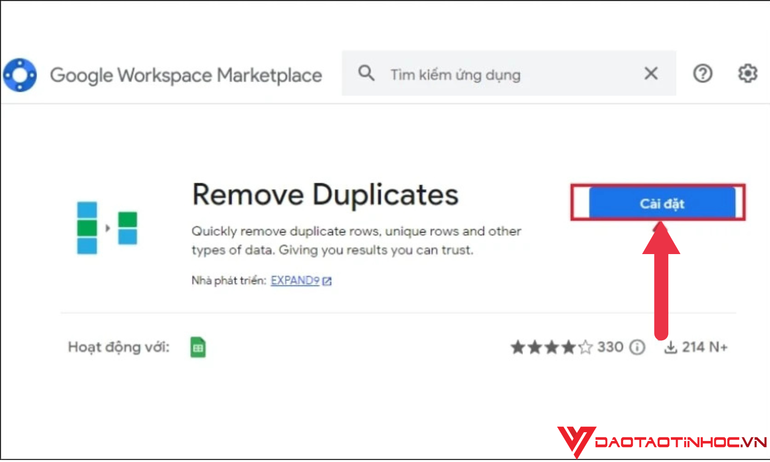 Lọc giá trị trùng nhau bằng công cụ tiện ích bước 3